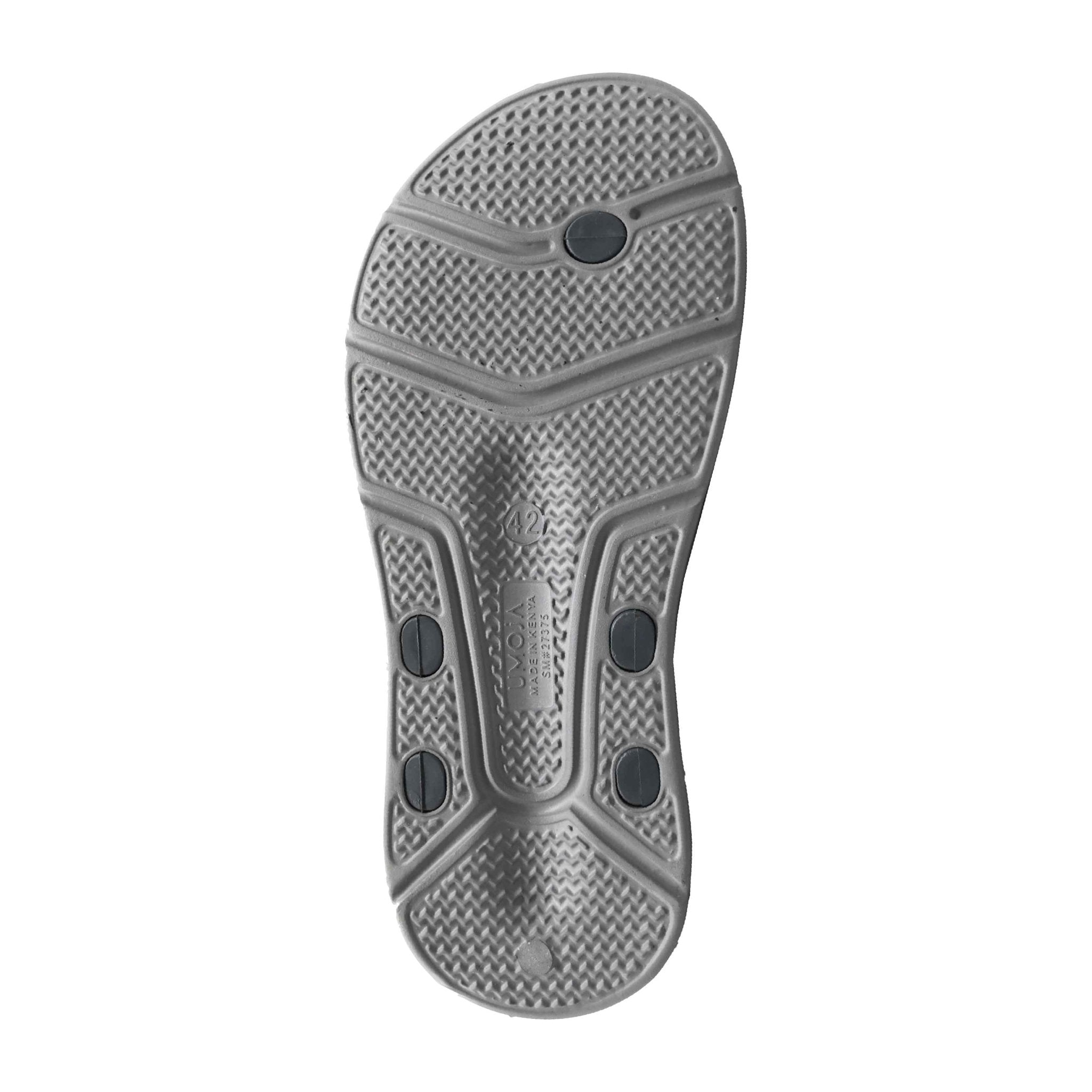 Flight Men’s Flip-Flops - Grey - Umoja Africa Kenya