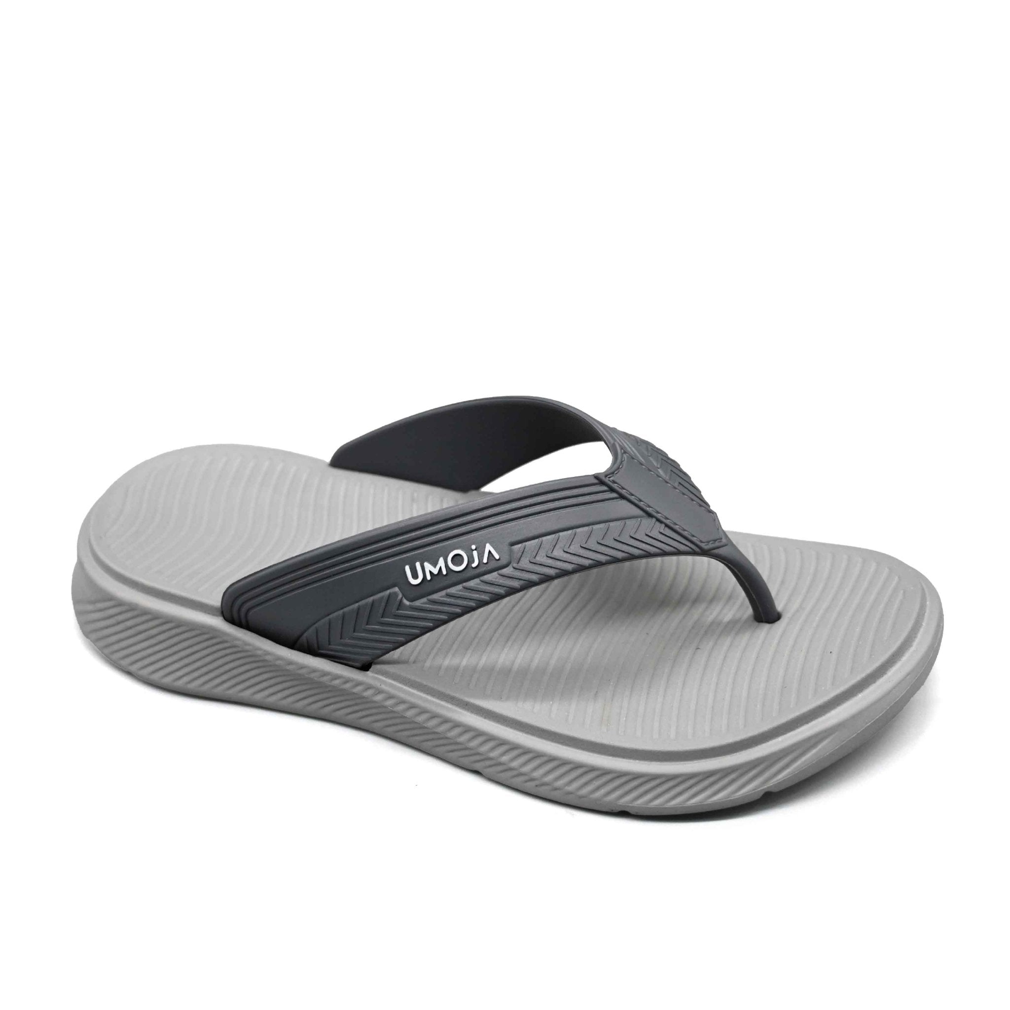 Flight Men’s Flip-Flops - Grey - Umoja Africa Kenya