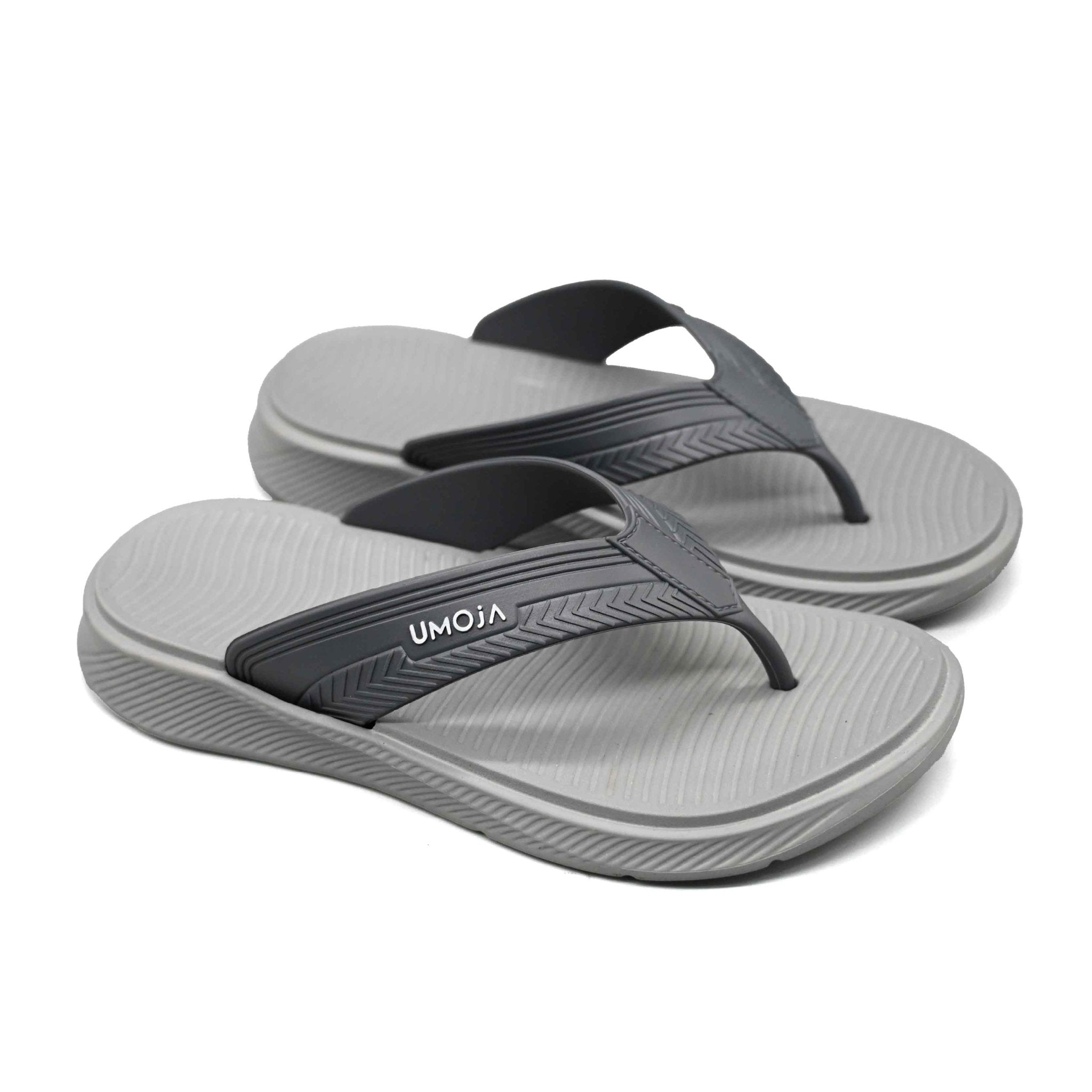 Flight Men’s Flip-Flops - Grey - Umoja Africa Kenya