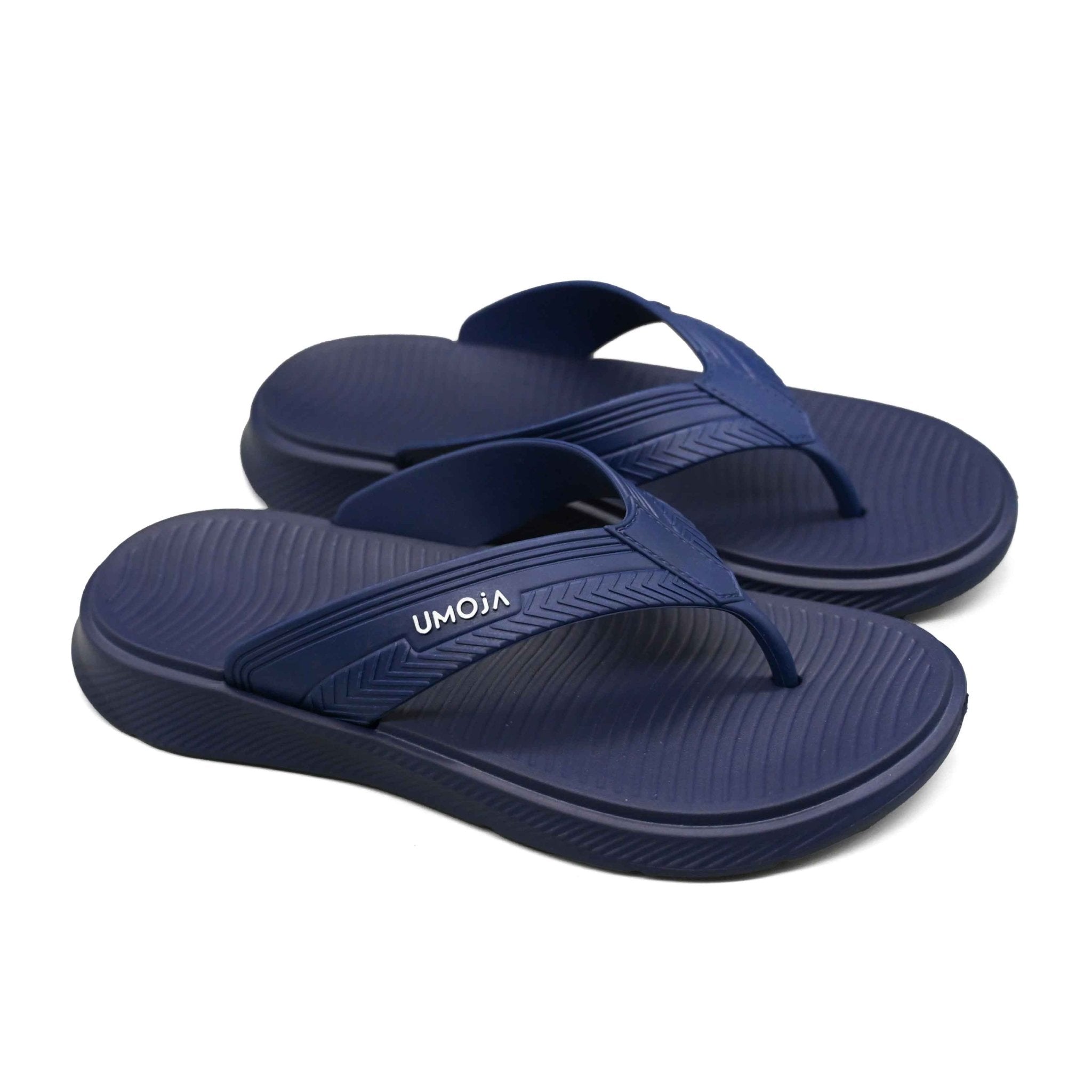 Flight Men’s Flip-Flops - Navy Blue - Umoja Africa Kenya