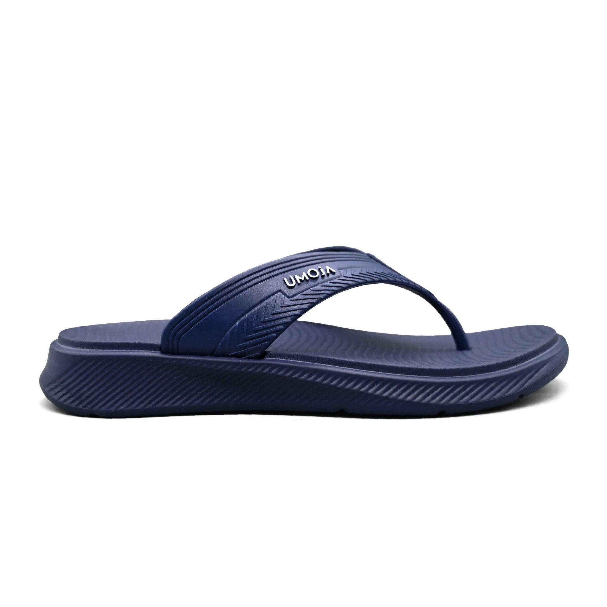 Flight Men’s Flip-Flops - Navy Blue - Umoja Africa Kenya