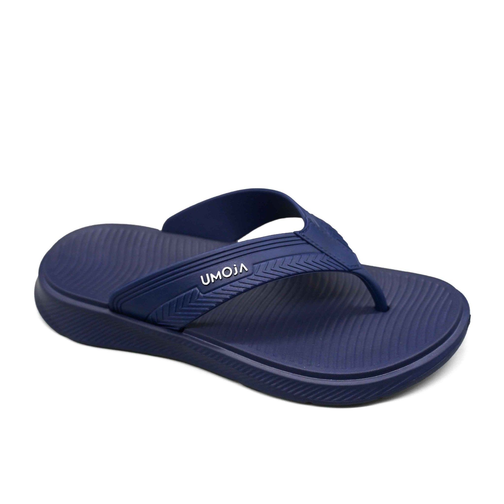 Flight Men’s Flip-Flops - Navy Blue - Umoja Africa Kenya