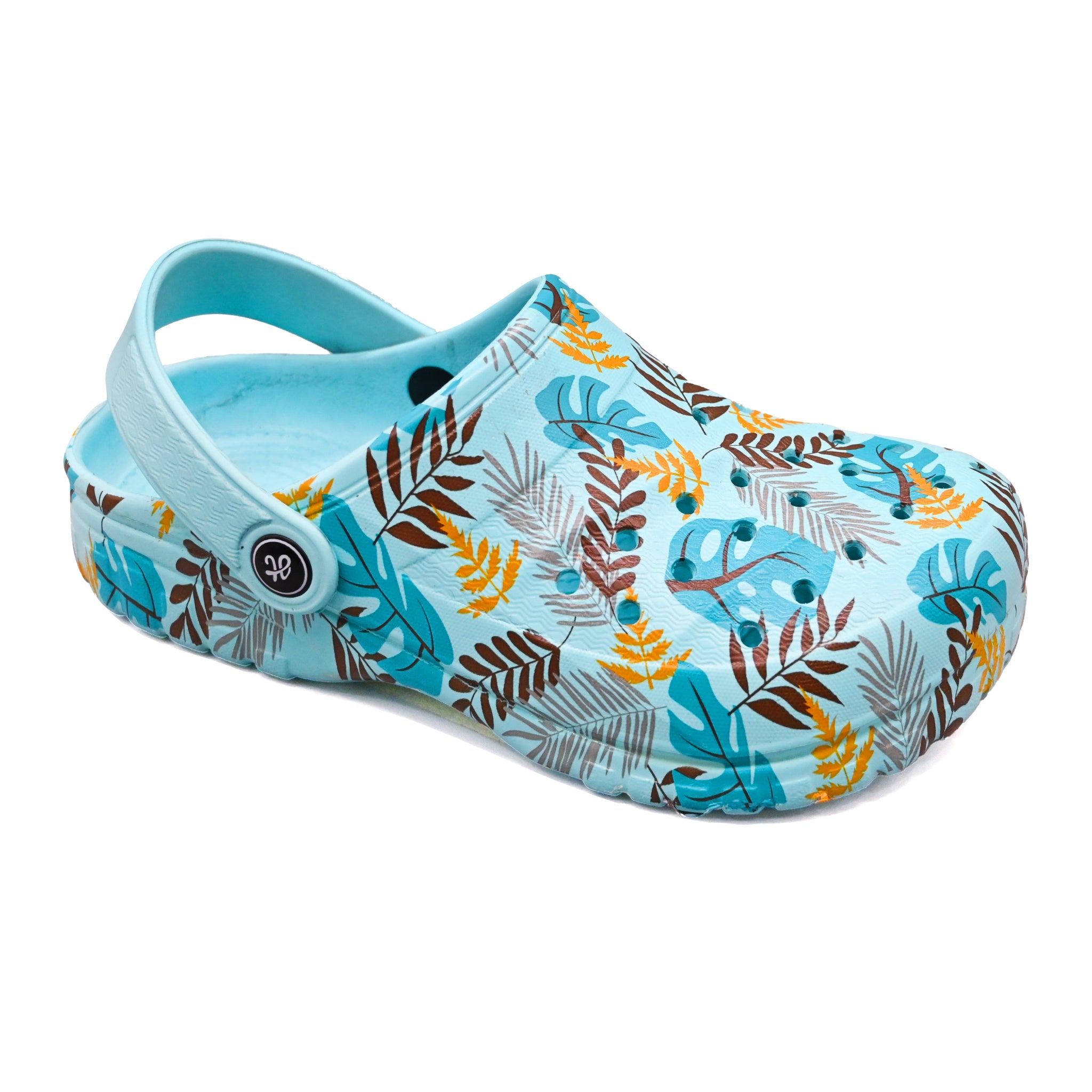 Hippies Print - Aqua Blossom - Umoja Africa Kenya