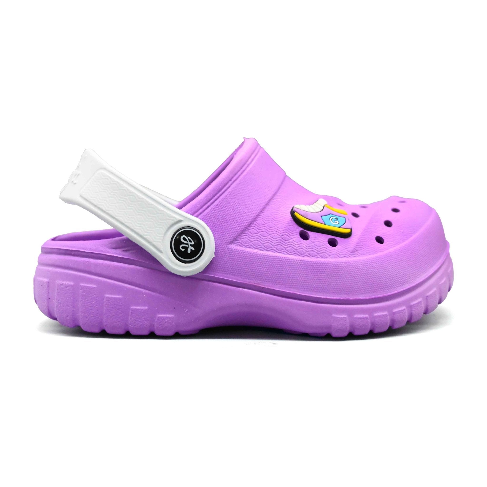 Hippies Purple Donut – Kids’ Clogs - Umoja Africa Kenya
