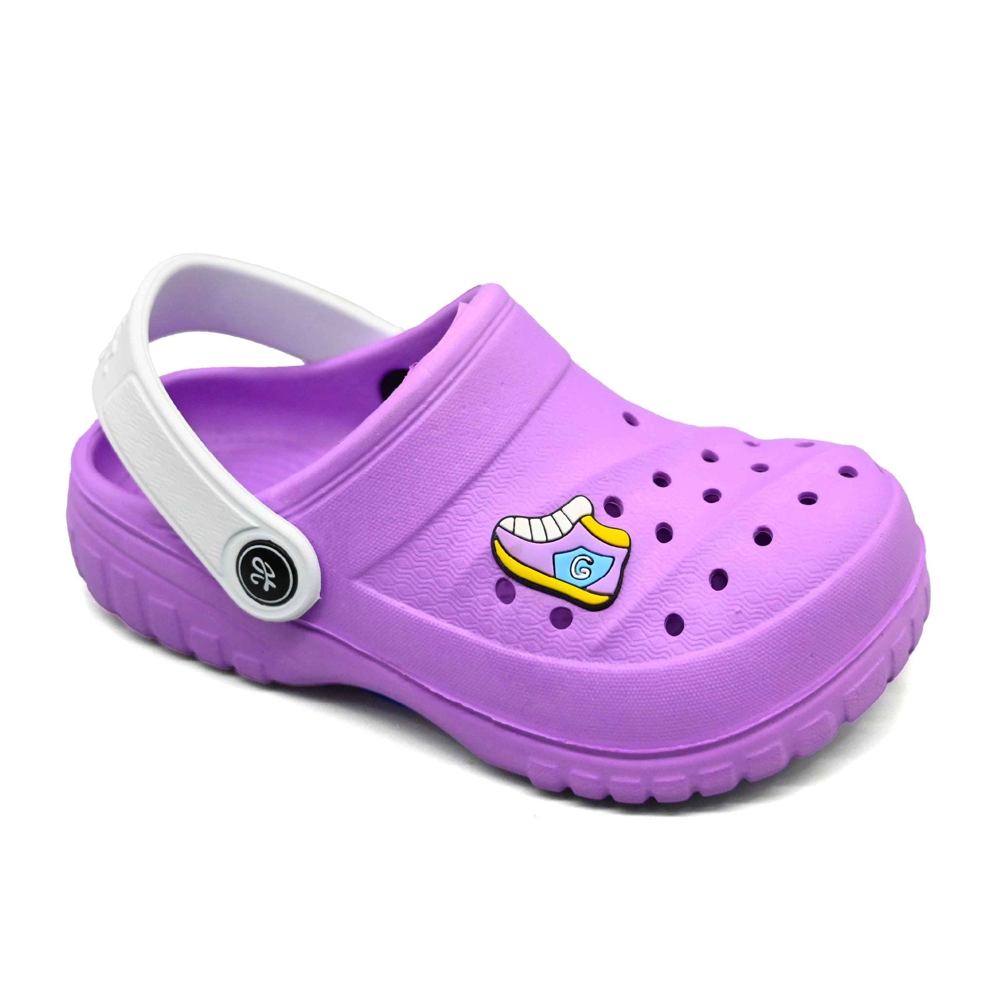 Hippies Purple Donut – Kids’ Clogs - Umoja Africa Kenya
