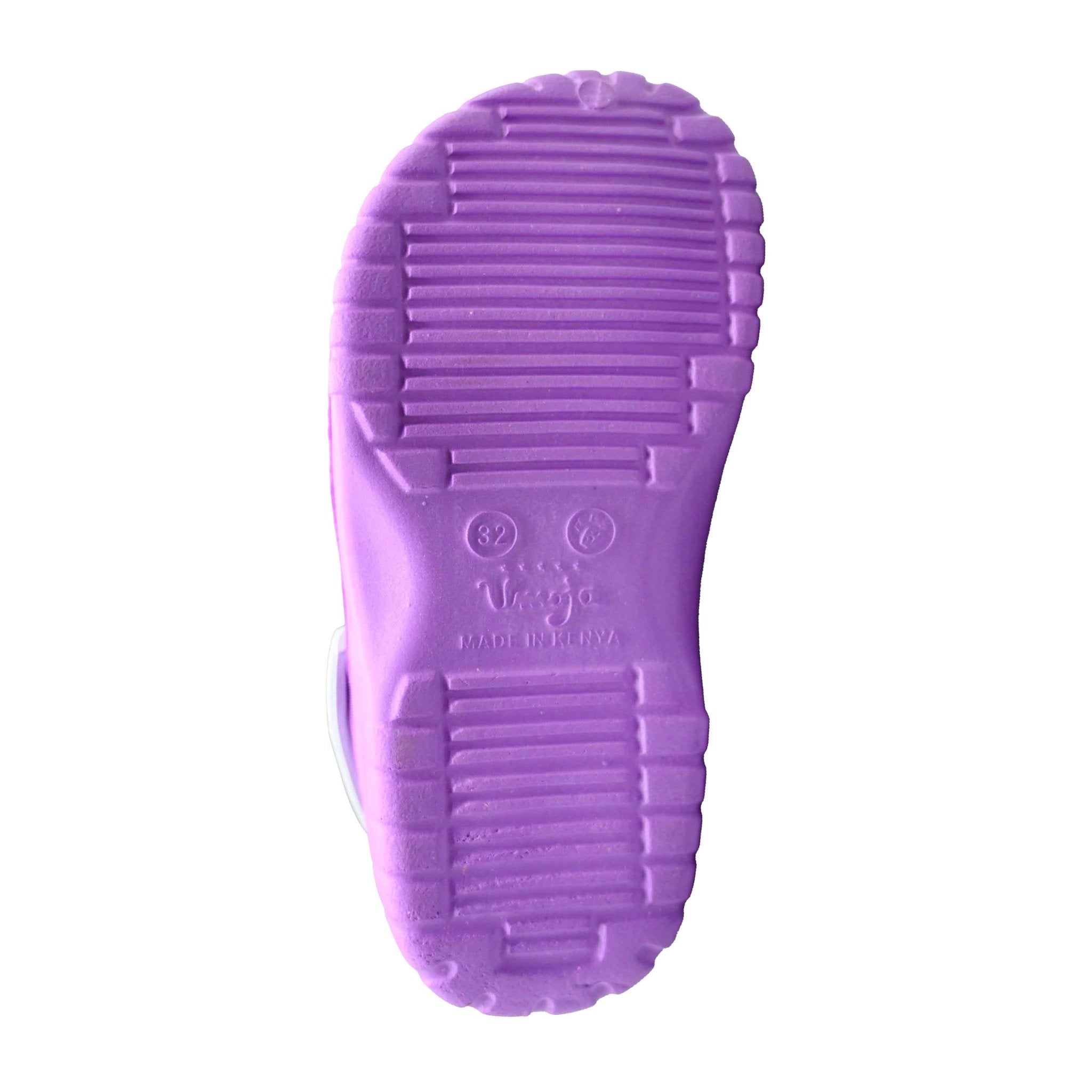 Hippies Purple Donut – Kids’ Clogs - Umoja Africa Kenya
