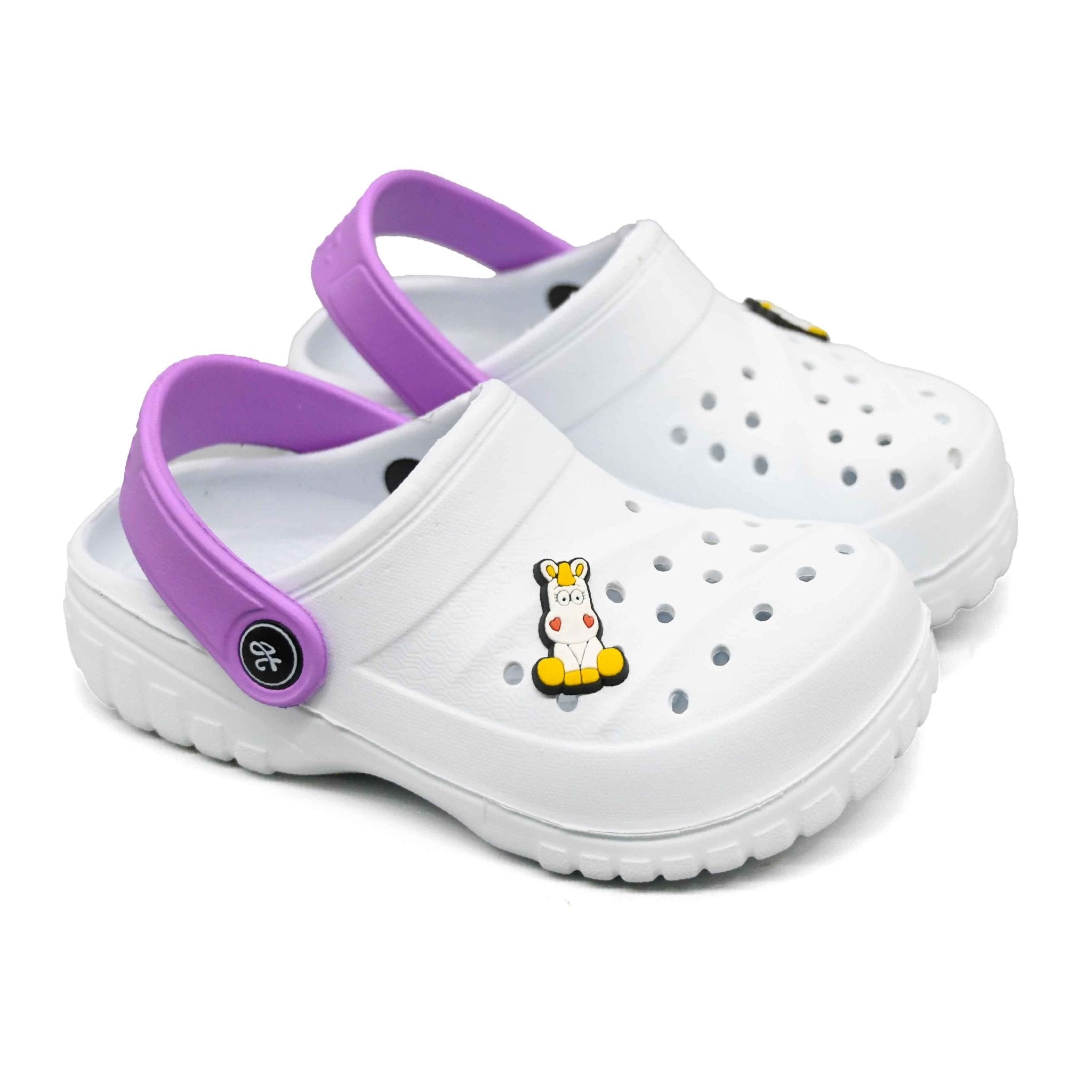Hippies White Rabbit – Kids’ Clogs - Umoja Africa Kenya