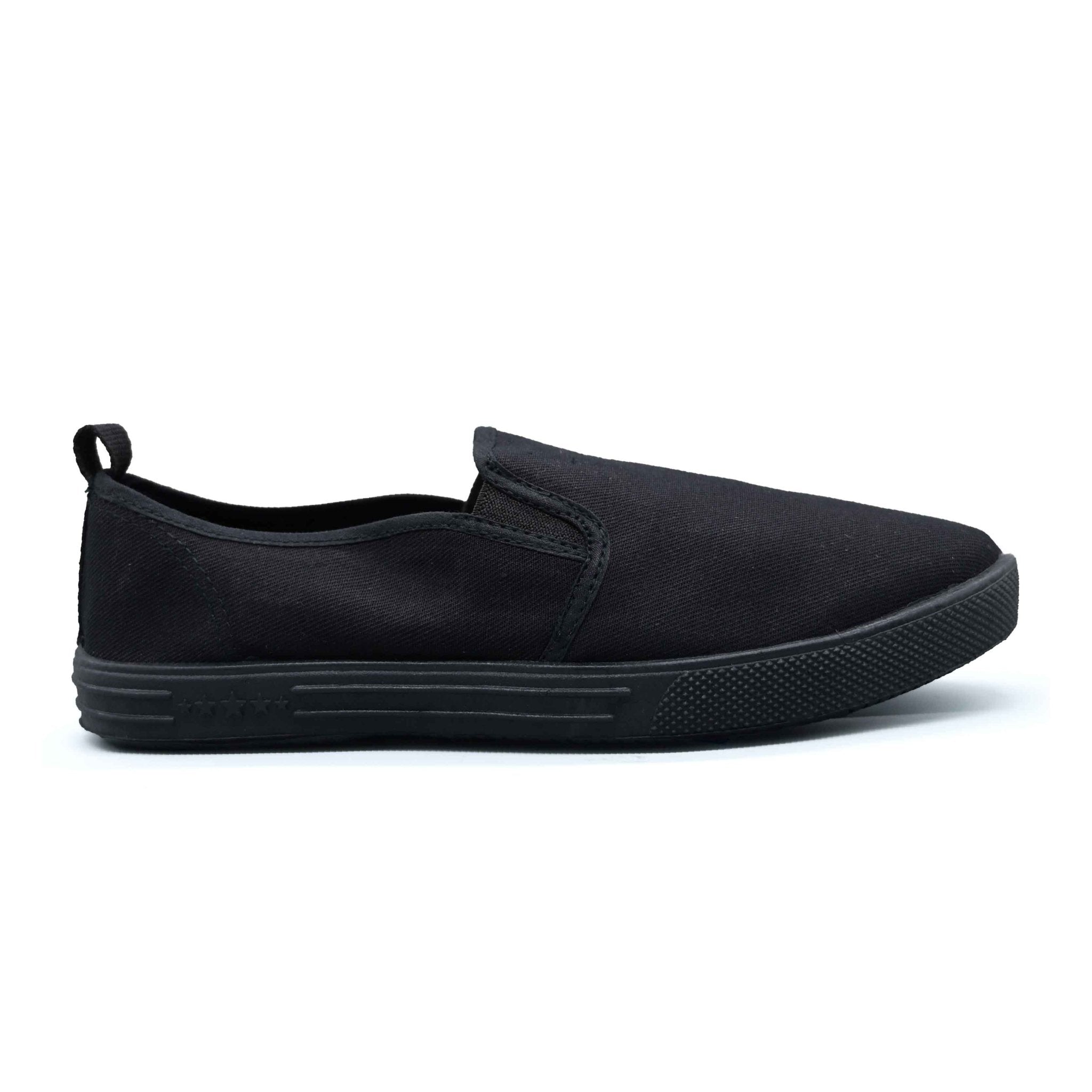 Kanan Men’s Slip-On - Black - Umoja Africa Kenya