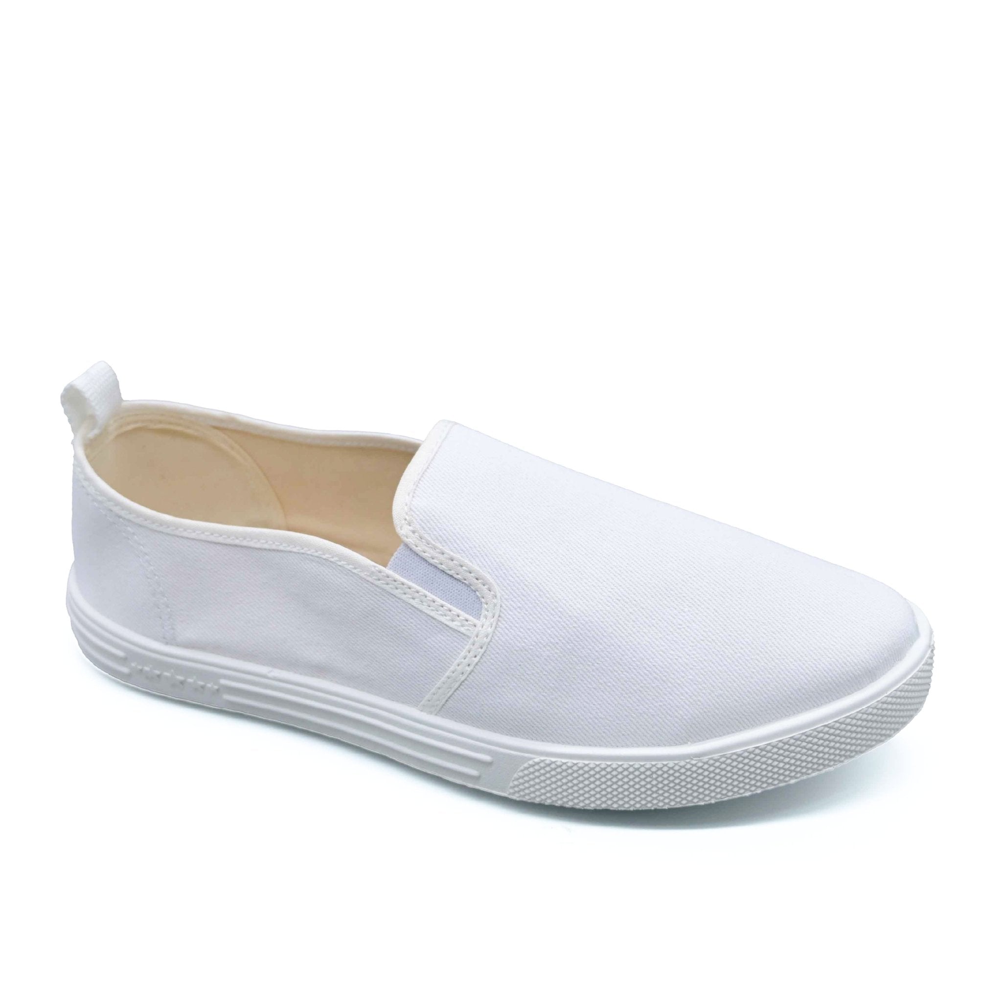Kanan Men’s Slip-On - White - Umoja Africa Kenya
