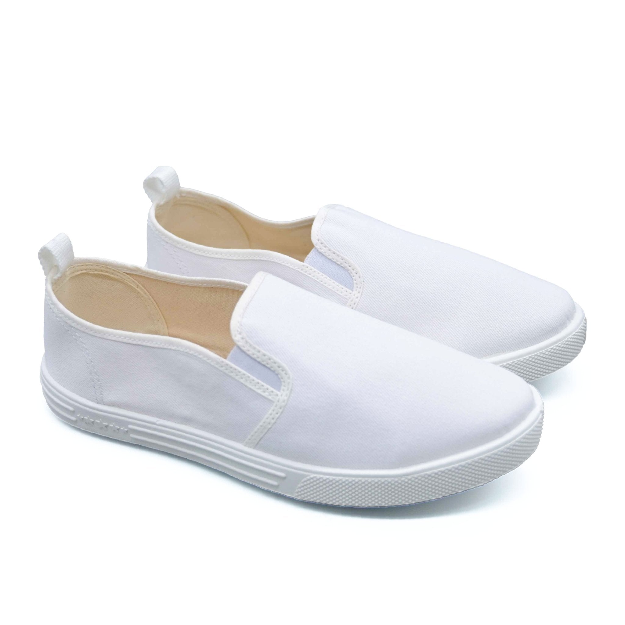 Kanan Men’s Slip-On - White - Umoja Africa Kenya