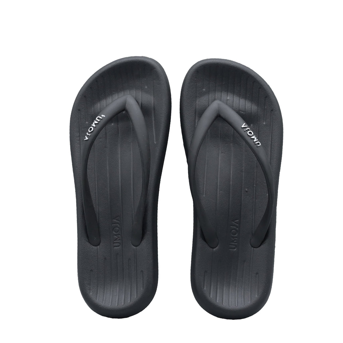 Miale Ladies’ Flip-Flops - Black - Umoja Africa Kenya