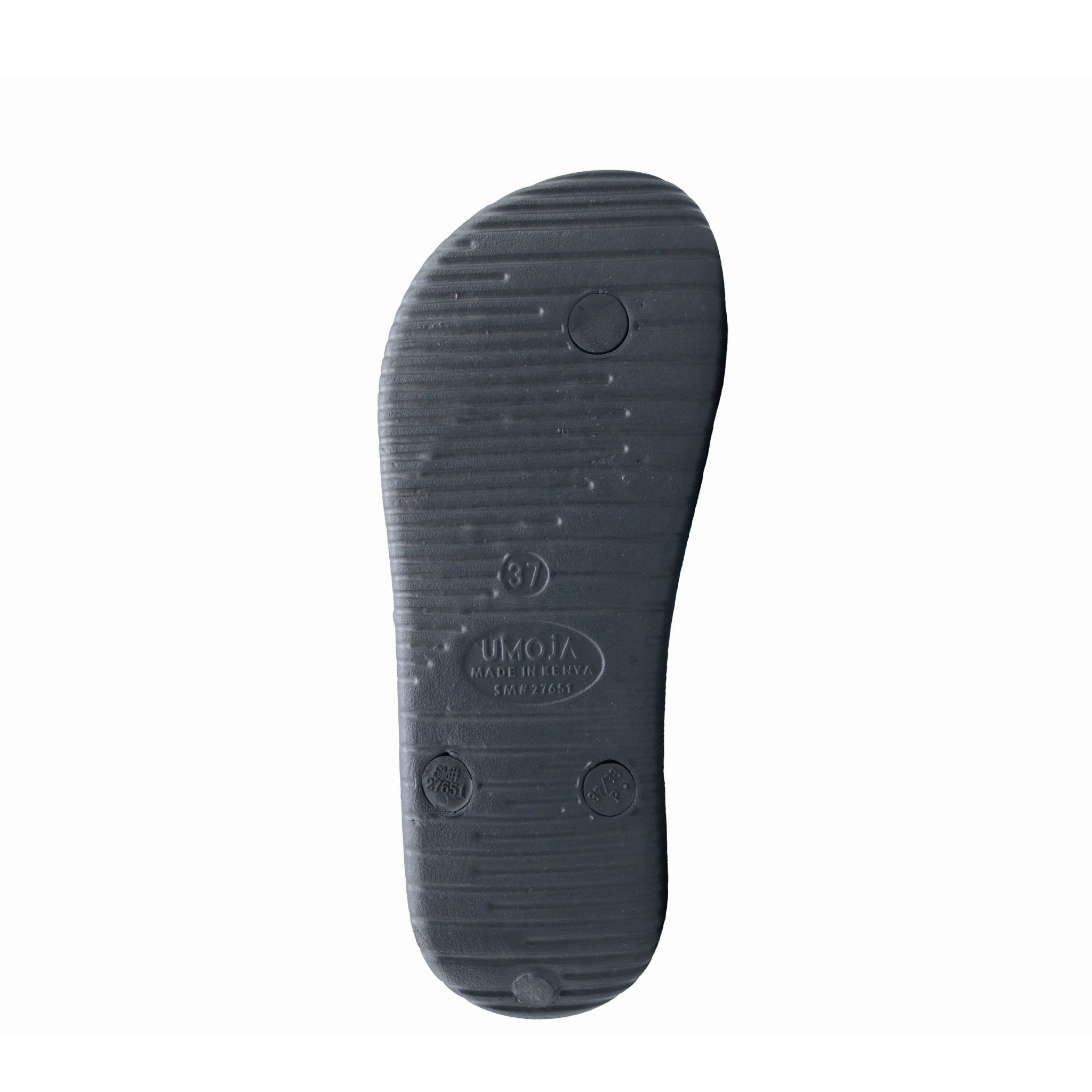 Miale Ladies’ Flip-Flops - Black - Umoja Africa Kenya