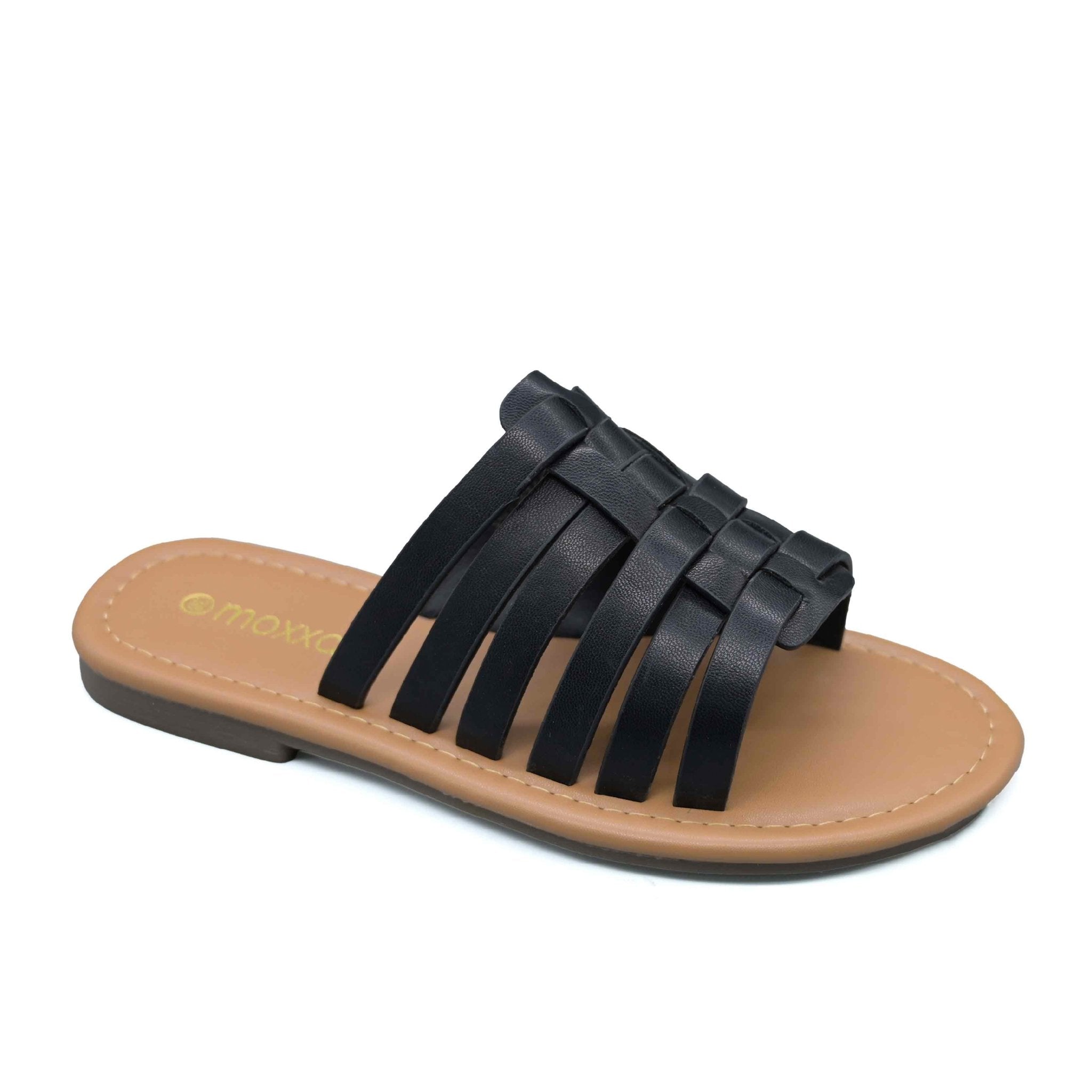 Moxxa Aria Ladies’ Crisscross Sandals - Black - Umoja Africa Kenya