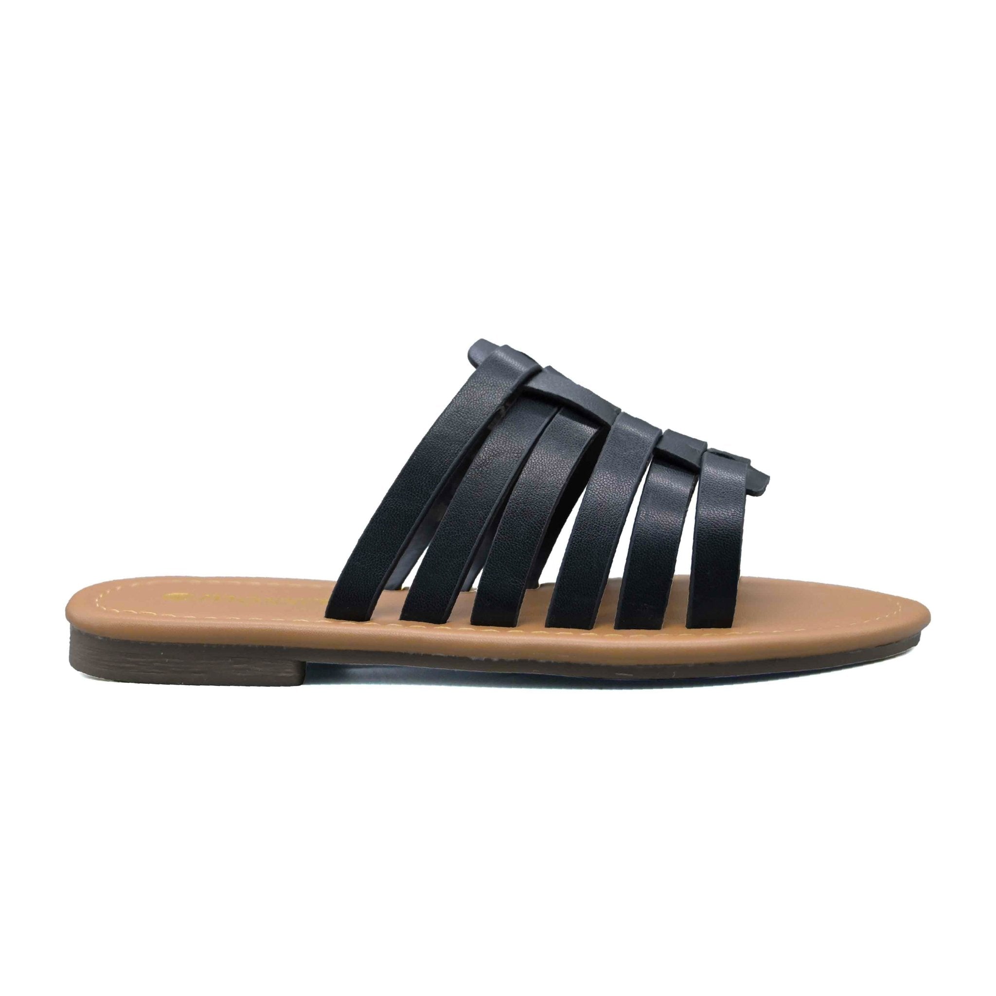 Moxxa Aria Ladies’ Crisscross Sandals - Black - Umoja Africa Kenya