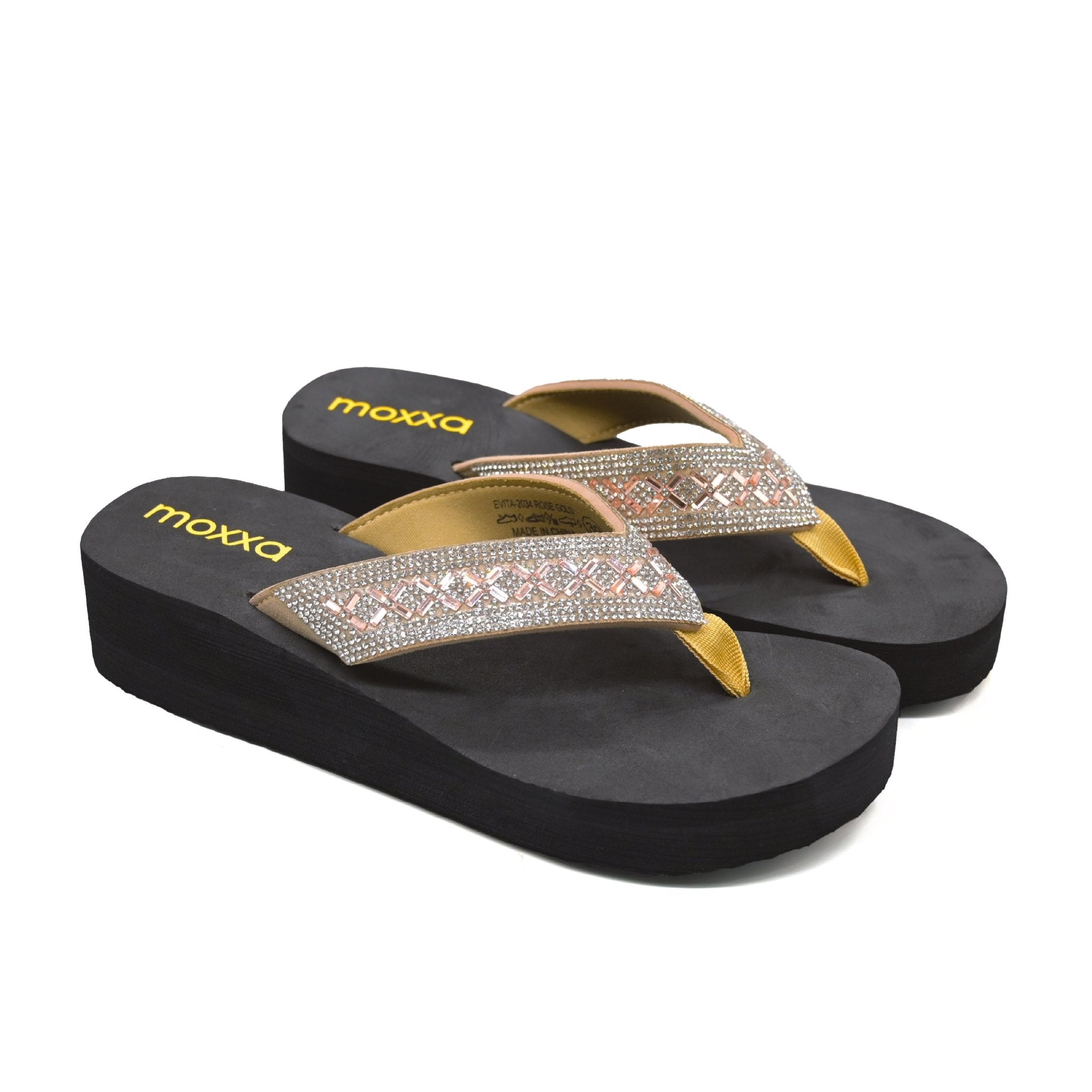 Moxxa Evita Ladies’ Wedge Sandals - Gold - Umoja Africa Kenya