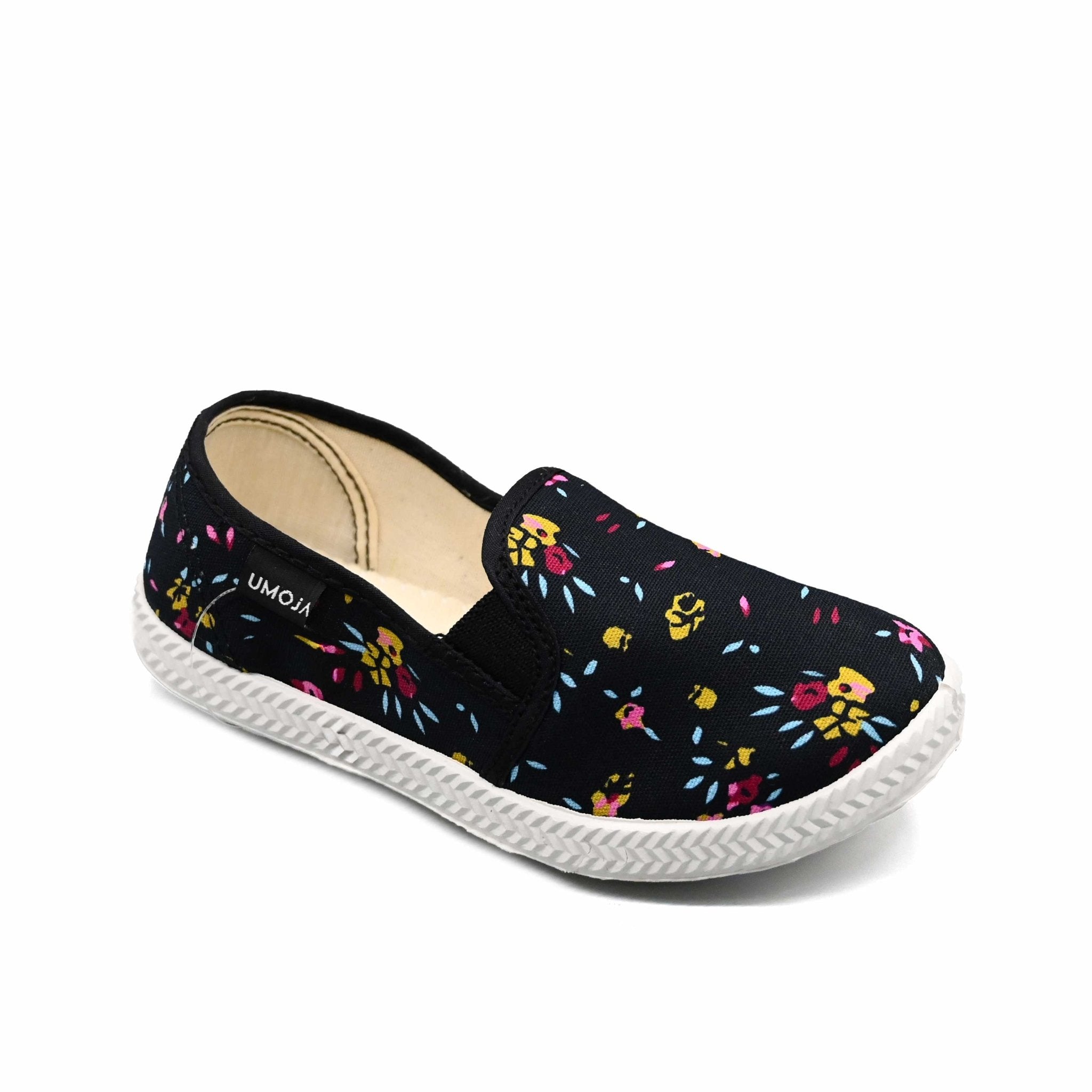 Tomcat - Slip - On Floral Kids’ Shoes - Black - Umoja Africa Kenya