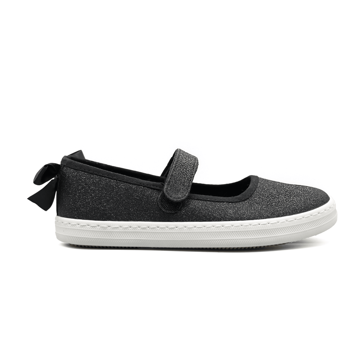 Umoja Helen Girls’ Glitter Mary Jane Dress Shoes - Metallic Black - Umoja Africa Kenya
