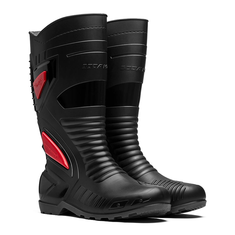 Universal Boda Moto Biker Boots - Red - Umoja Africa Kenya