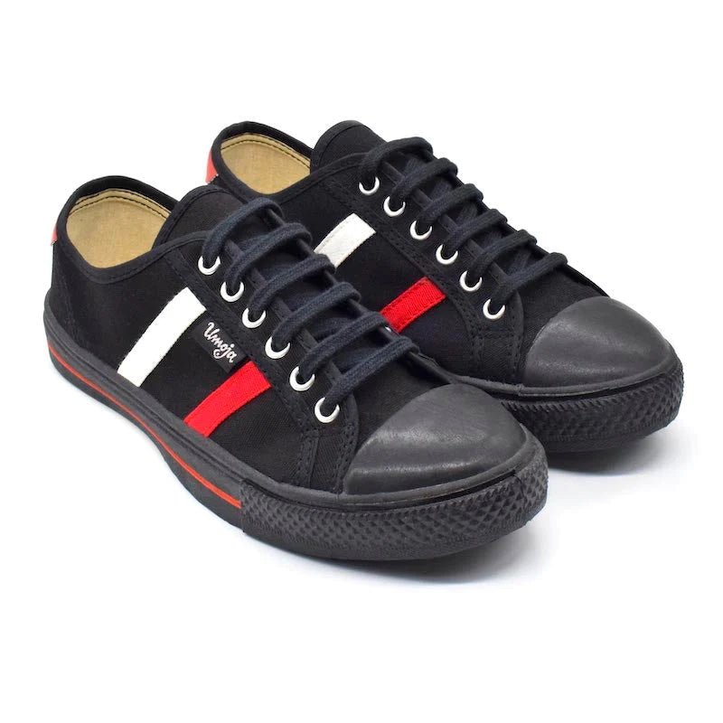 Universe Canvas Shoes - All Black (29-36) - Umoja Africa