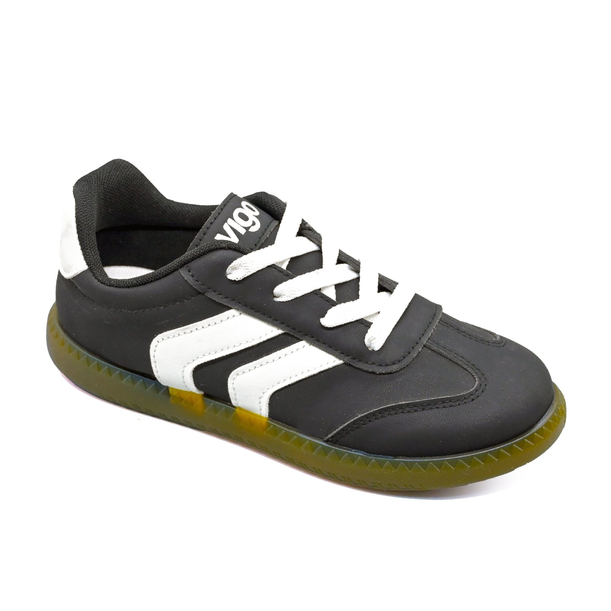 Vigo Bluto Kids’ Casual Sneakers - Black - Umoja Africa Kenya