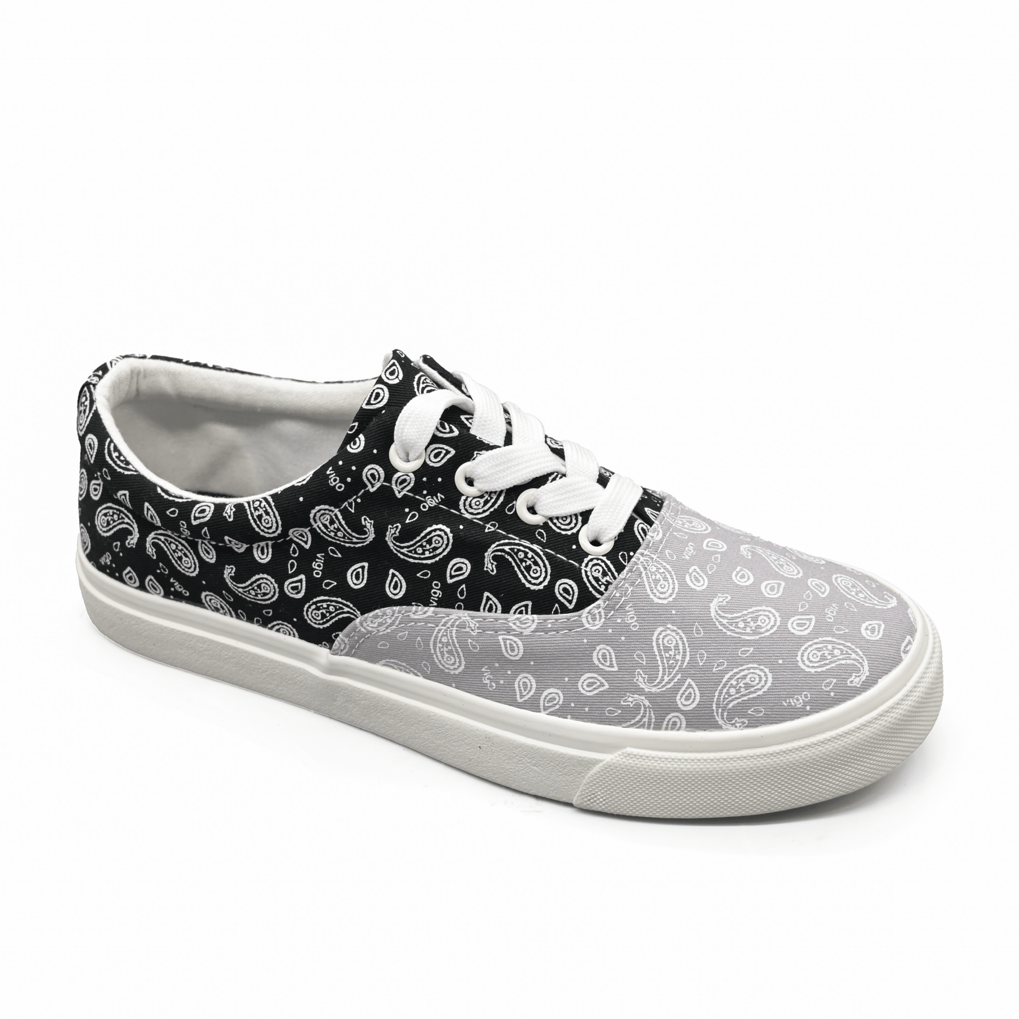 Vigo Luca Men’s Casual Lace-Up Shoes - Grey/Black - Umoja Africa Kenya