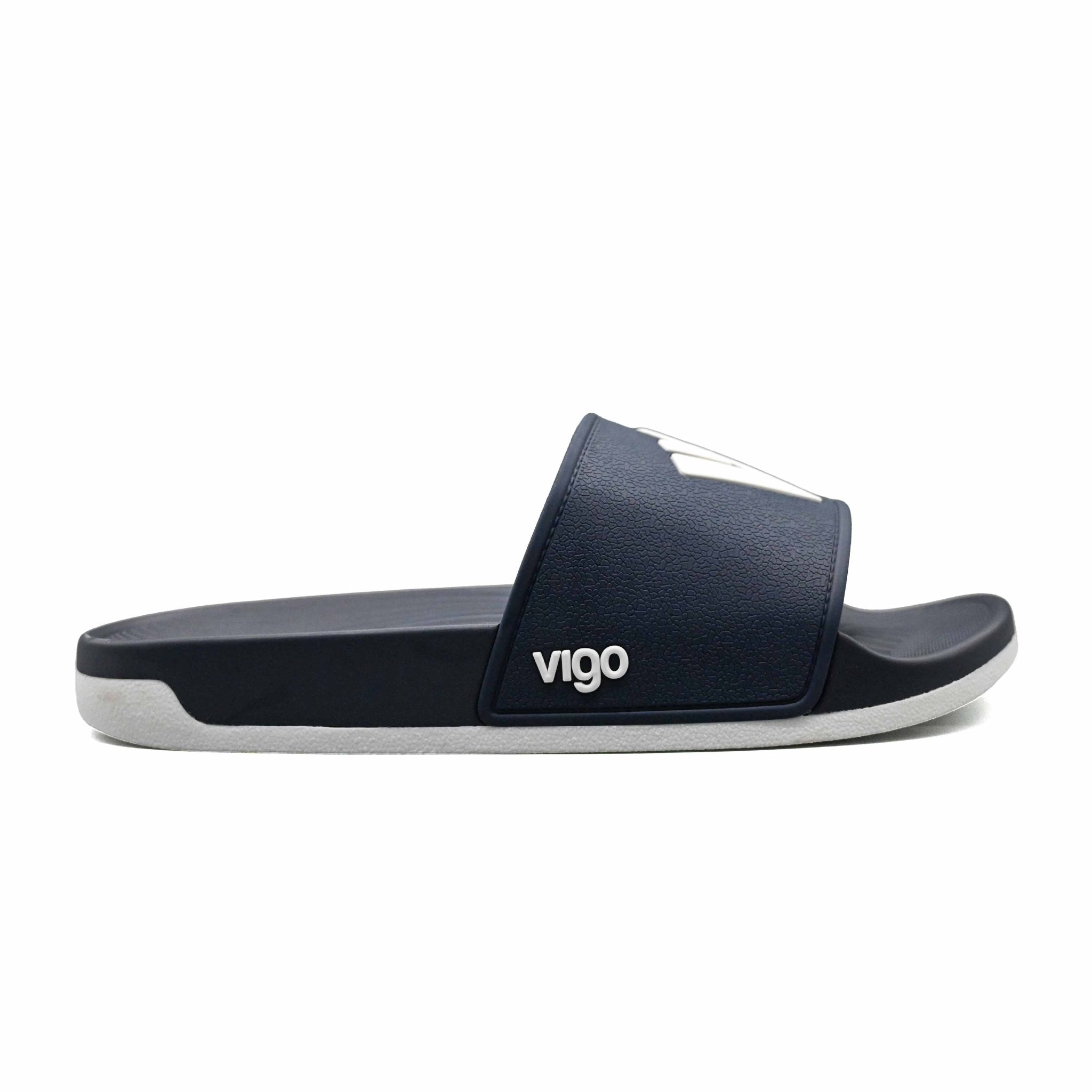 Vigo Malek Men’s Slide Sandals - Navy - Umoja Africa Kenya
