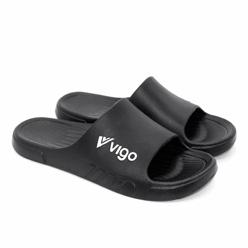 Vigo Skid Sandals - Black - Umoja Africa