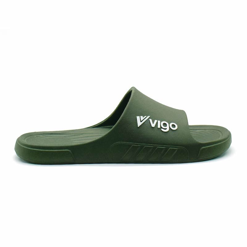 Vigo Skid Sandals - Olive - Umoja Africa