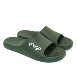 Vigo Skid Sandals - Olive - Umoja Africa