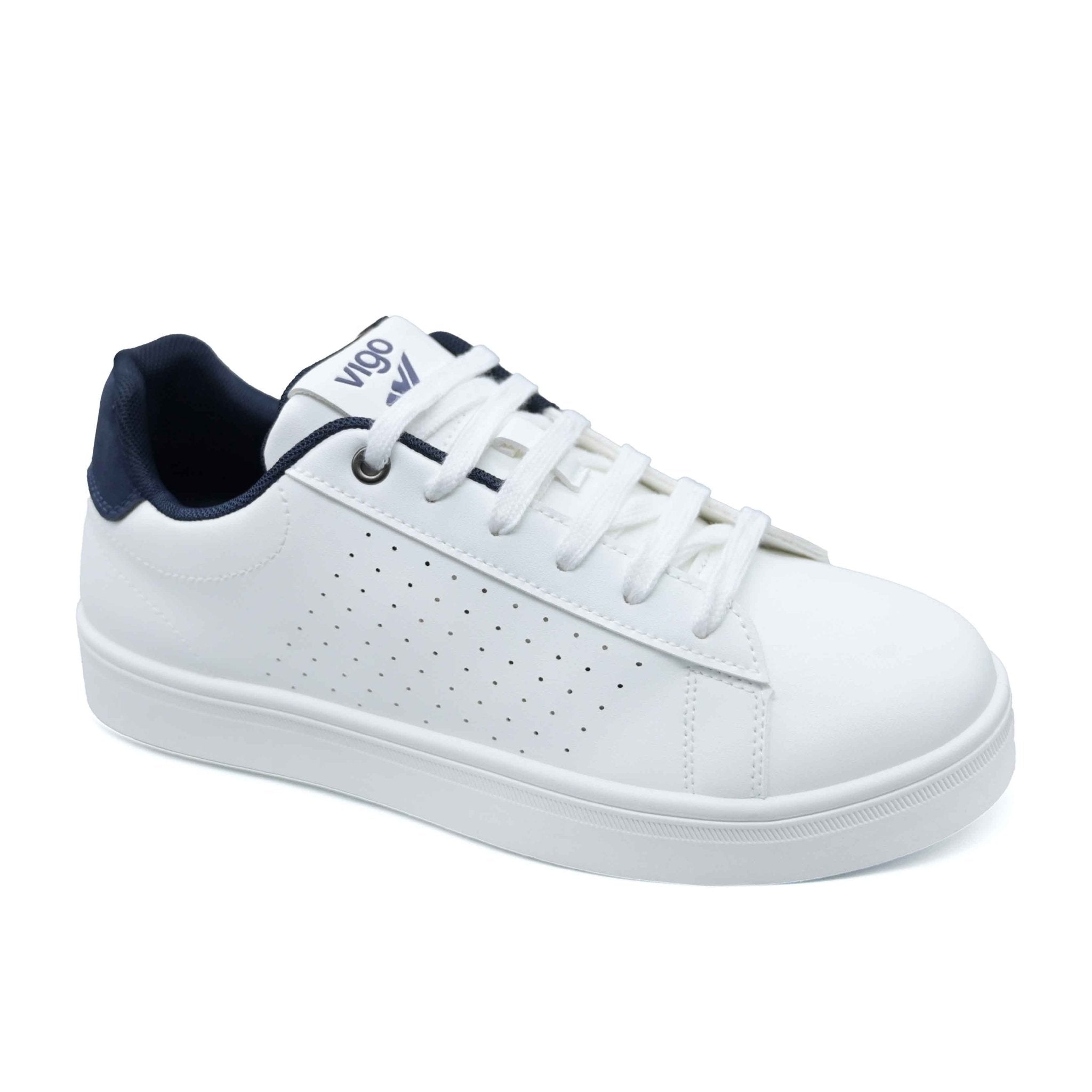 Vigo Stallone Men’s Casual Sneakers - White - Umoja Africa Kenya