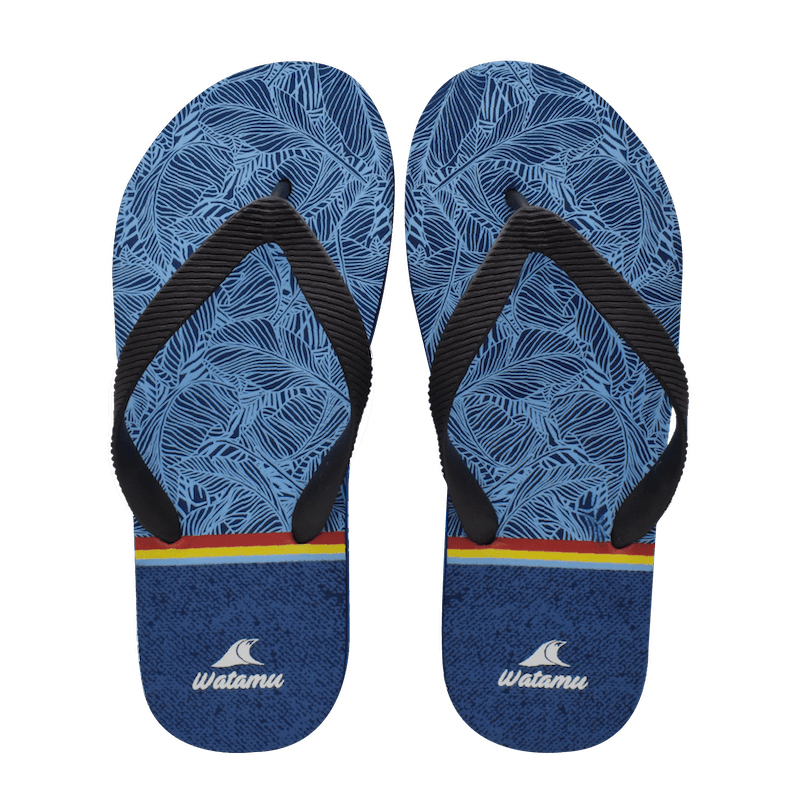 Watamu Pluma Slippers - Blue - Umoja Africa