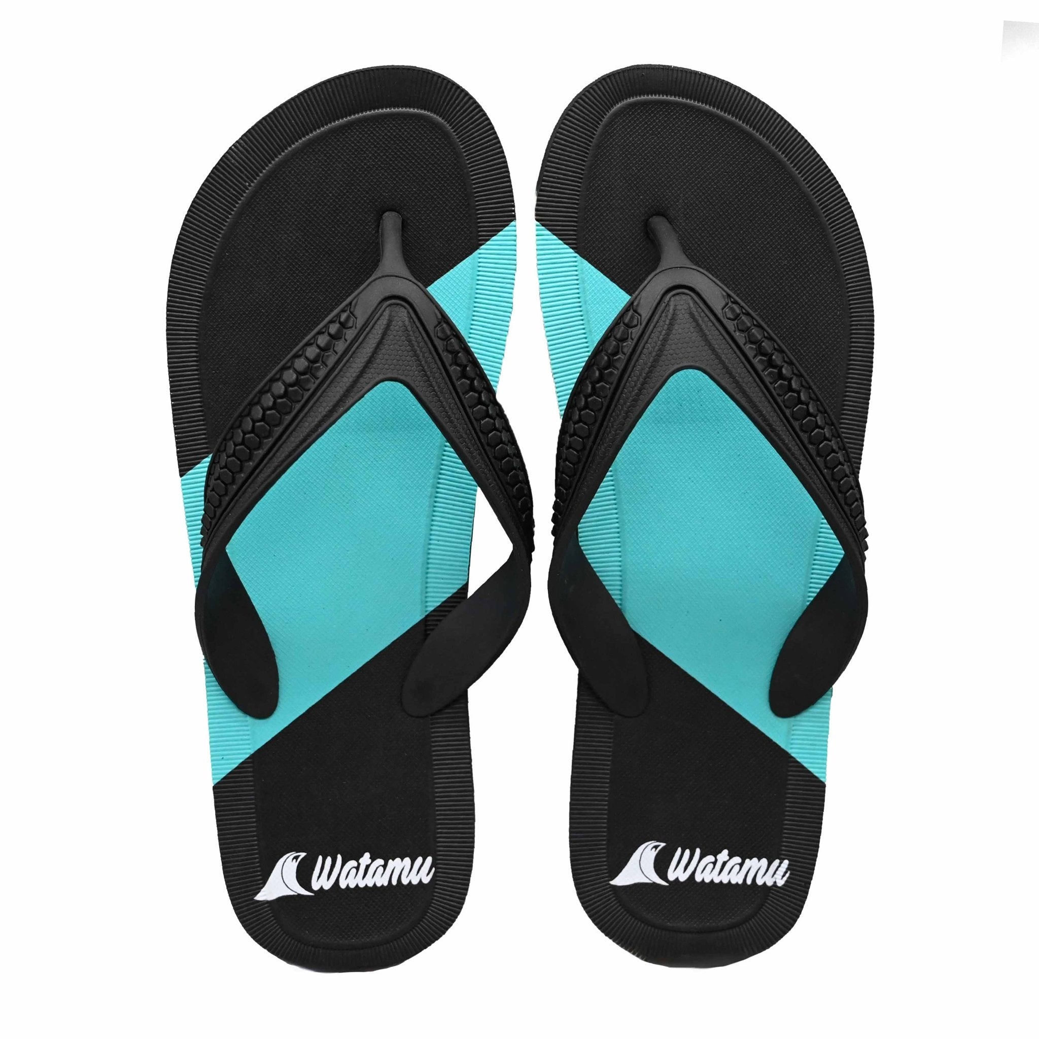 Watamu Victory Slippers - Blue Stripes - Umoja Africa Kenya