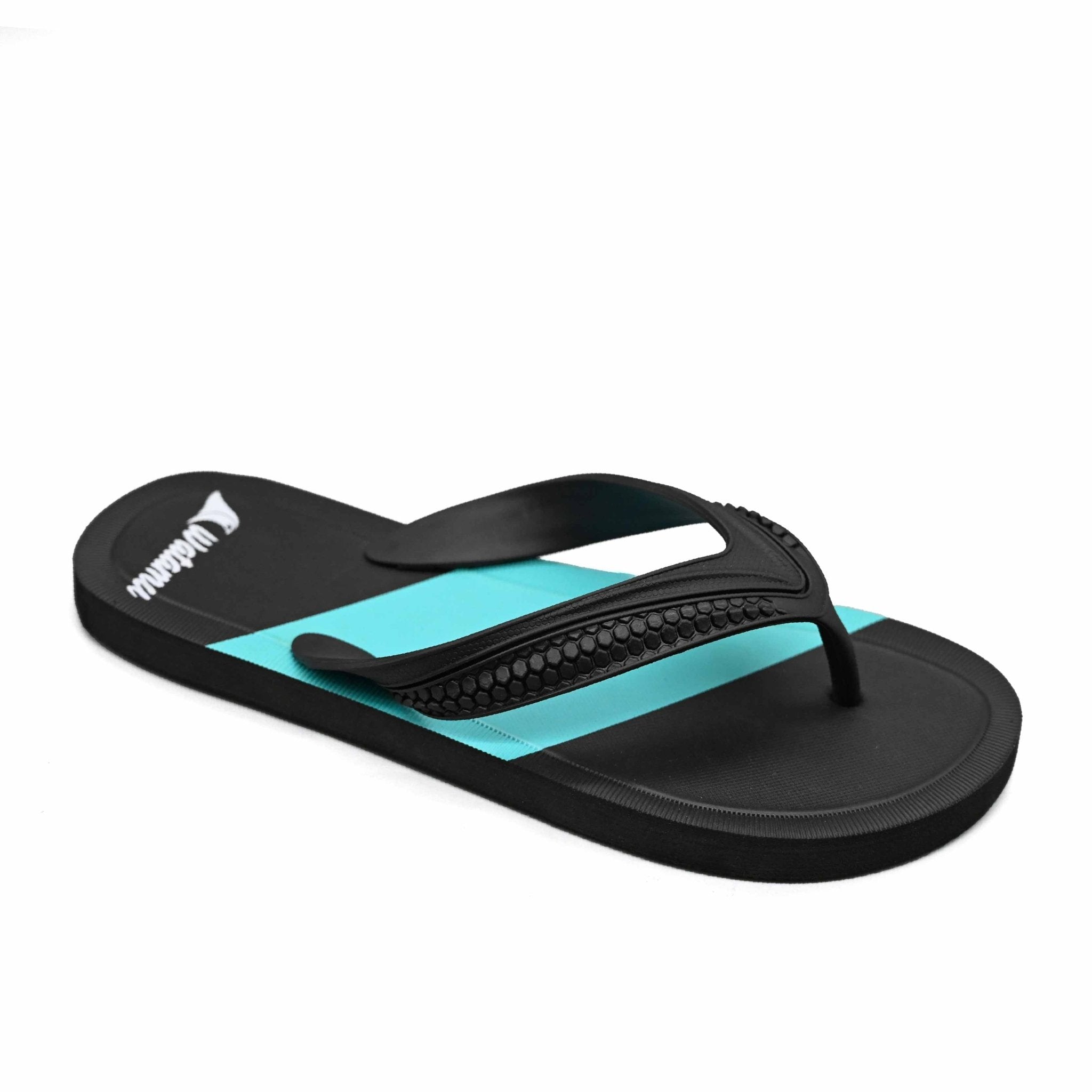 Watamu Victory Slippers - Blue Stripes - Umoja Africa Kenya