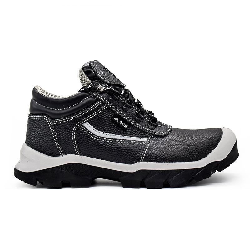 Ace Duma Safety Shoes - Grey(With Grey Strip)