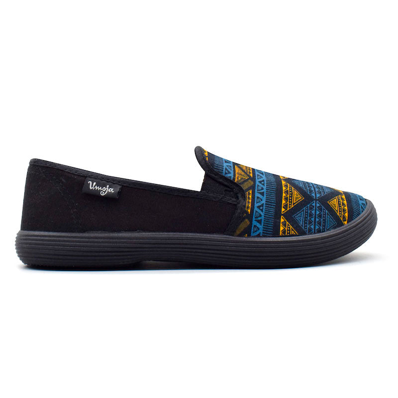 Afro Queen Canvas Shoes - Black Multi