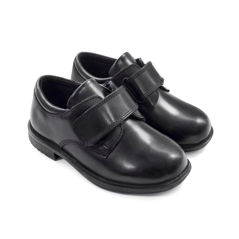 Studeez Leather School Shoes - Taji Velcro 1