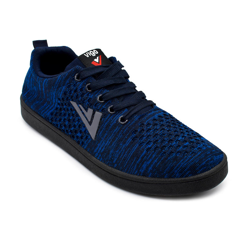 Vigo Vua - Navy Blue Knitted (Black sole)