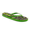 Digital Slippers Ladies - Leopard Green