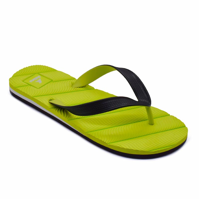Watamu Pedro Slippers - Lemon Green