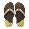 Watamu Checkers Slippers - Brown