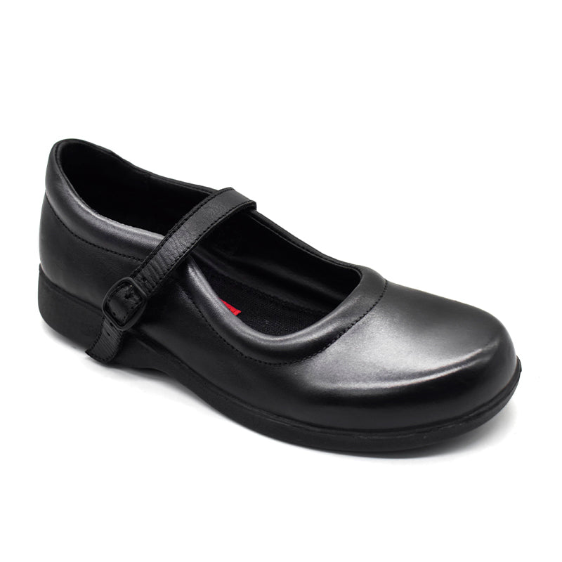 Studeez Leather Girls School Shoes - ZURI (Buckle)